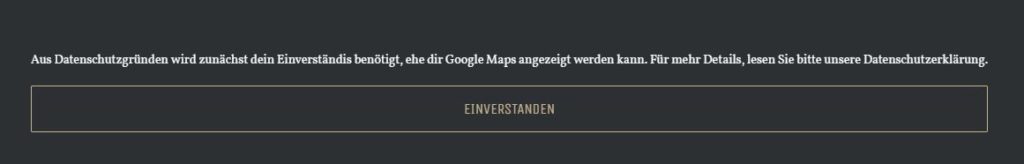 Google Maps erst nach Einverständnis laden